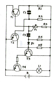 Gambar Skema Rangkaian Senter Otomatis