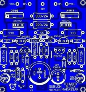 Skema Driver TBM Sub Low Bergambar Layout Tinggal Pakai!