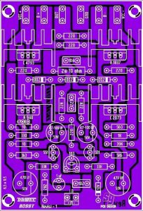 Skema Power Amplifier Namec TEF 7000 watt Layout Driver Mono | Gambar