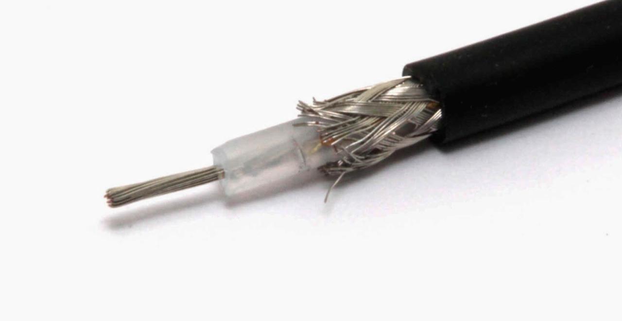 Pengertian Kabel coaxial, jenis dan fungsinya