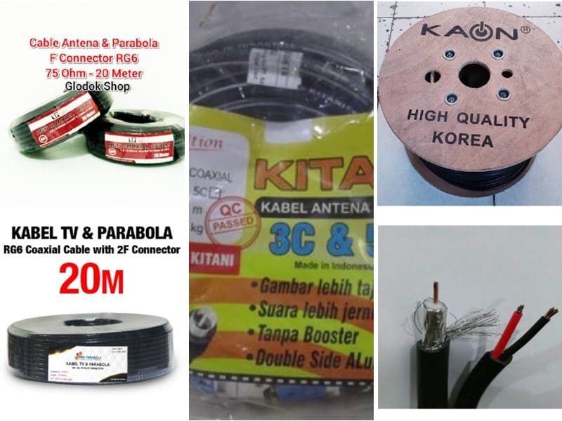 Pengertian Kabel coaxial, jenis dan fungsinya