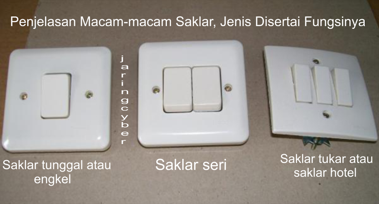 Pengertian Saklar, jenis dan fungsinya