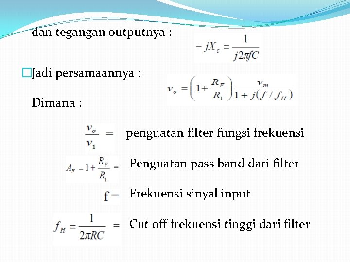 Pada rangkaian sering aktif dibagian listrik