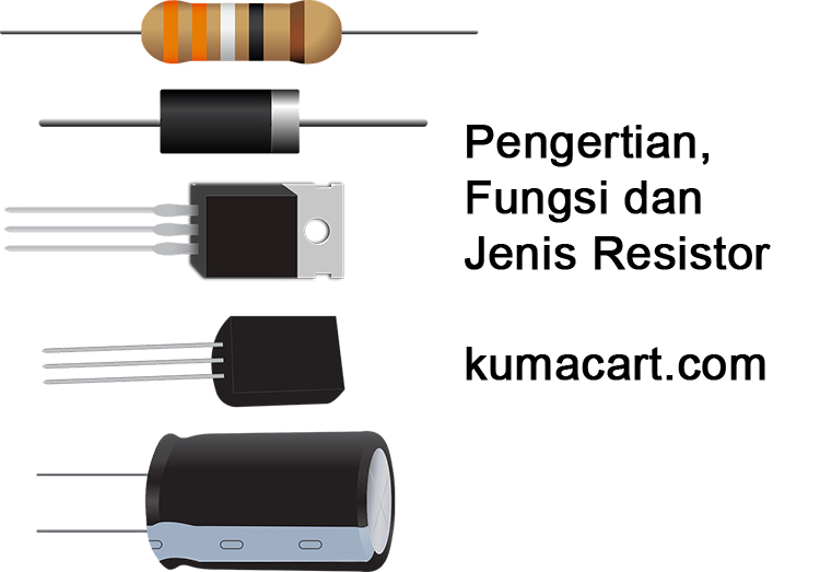 Resistor jenis karbon komposisi pengertian simbol logam beserta